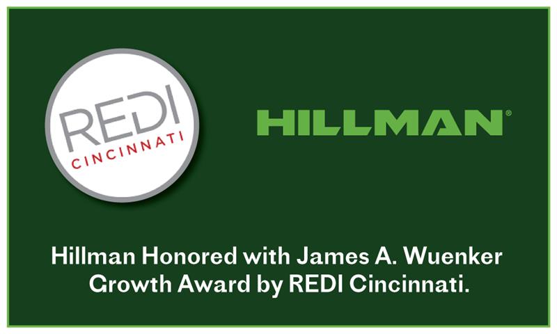 Hillman Recognized by REDI Cincinnati