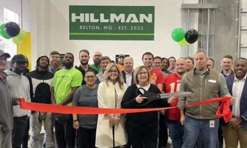 HILLMAN OPENS NEW DISTRIBUTION CENTER